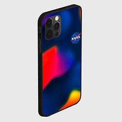 Чехол для iPhone 12 Pro Max Nasa gradient sportcolor, цвет: 3D-черный — фото 2