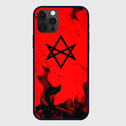 Чехол для iPhone 12 Pro Max Imagine dragons bend fire smock, цвет: 3D-черный