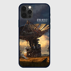 Чехол для iPhone 12 Pro Max STALKER 2 спутниковые антенны, цвет: 3D-черный