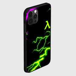 Чехол для iPhone 12 Pro Max Half life atom strom, цвет: 3D-черный — фото 2