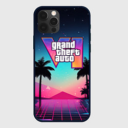 Чехол для iPhone 12 Pro Max GTA 6 summer abstract, цвет: 3D-черный