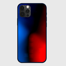 Чехол для iPhone 12 Pro Max Неоновый градиент краски, цвет: 3D-черный