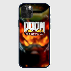 Чехол для iPhone 12 Pro Max Doom eternal games, цвет: 3D-черный