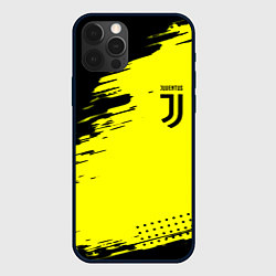 Чехол для iPhone 12 Pro Max Juventus спортивные краски, цвет: 3D-черный