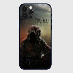 Чехол для iPhone 12 Pro Max STALKER 2 чёрный сталкер, цвет: 3D-черный