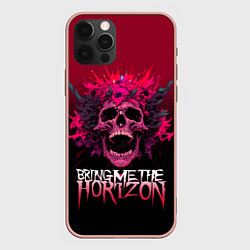 Чехол для iPhone 12 Pro Max Bring Me the Horizon - rock band, цвет: 3D-светло-розовый