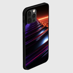 Чехол для iPhone 12 Pro Max Фиолетовая воронка, цвет: 3D-черный — фото 2