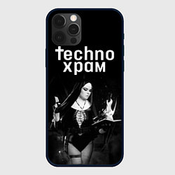 Чехол для iPhone 12 Pro Max Techno храм монашка колдунья, цвет: 3D-черный