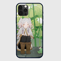 Чехол для iPhone 12 Pro Max Sousou no Frieren Фрирен Frog, цвет: 3D-черный