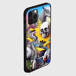 Чехол для iPhone 12 Pro Max Урбанистический сон - сюрреализм, цвет: 3D-черный — фото 2