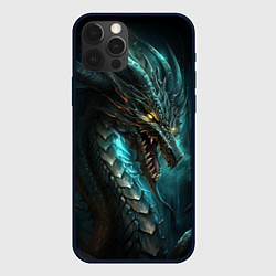 Чехол для iPhone 12 Pro Max Древний дракон символ 2024, цвет: 3D-черный