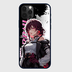 Чехол для iPhone 12 Pro Max Кафка из хонкай, цвет: 3D-черный