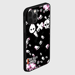 Чехол для iPhone 12 Pro Max Love Death Robots serial, цвет: 3D-черный — фото 2