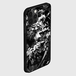 Чехол для iPhone 12 Pro Max Медведь снайпер с винтовкой, цвет: 3D-черный — фото 2