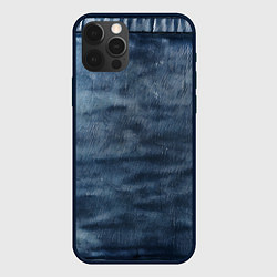 Чехол для iPhone 12 Pro Max Старая джинса, цвет: 3D-черный