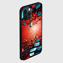 Чехол для iPhone 12 Pro Max Взрыв камне абстракция, цвет: 3D-черный — фото 2