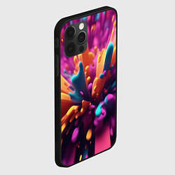 Чехол для iPhone 12 Pro Max Яркий всплеск, цвет: 3D-черный — фото 2