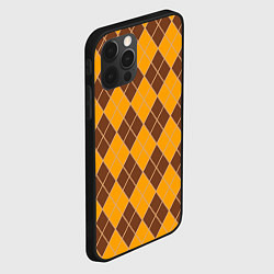 Чехол для iPhone 12 Pro Max Аргайл текстура из фильма, цвет: 3D-черный — фото 2