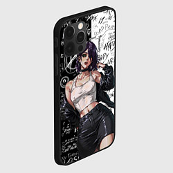 Чехол для iPhone 12 Pro Max Модная Резе - Человек бензопила, цвет: 3D-черный — фото 2