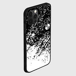 Чехол для iPhone 12 Pro Max BMW краски текстура, цвет: 3D-черный — фото 2