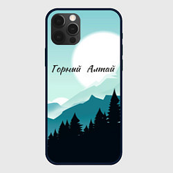 Чехол для iPhone 12 Pro Max Горный Алтай пейзаж, цвет: 3D-черный