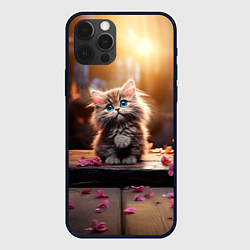 Чехол iPhone 12 Pro Max Милый котенок 14 февраля