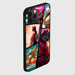Чехол для iPhone 12 Pro Max Animal GTA, цвет: 3D-черный — фото 2