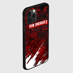 Чехол для iPhone 12 Pro Max Team Fortress 2 текстура гейм, цвет: 3D-черный — фото 2