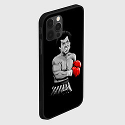 Чехол для iPhone 12 Pro Max Rocky Balboa, цвет: 3D-черный — фото 2
