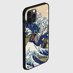 Чехол для iPhone 12 Pro Max Kanagawa wave - Gyarados, цвет: 3D-черный — фото 2
