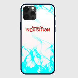 Чехол для iPhone 12 Pro Max Dragon age flame, цвет: 3D-черный