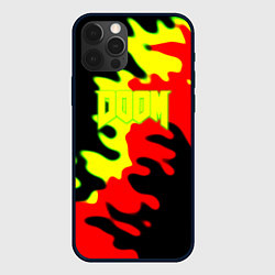 Чехол для iPhone 12 Pro Max Doom mars abstract, цвет: 3D-черный