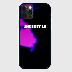 Чехол для iPhone 12 Pro Max Undertale neon splash, цвет: 3D-черный