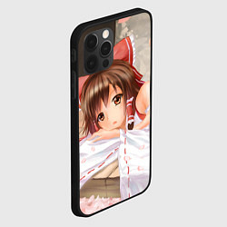 Чехол для iPhone 12 Pro Max Touhou Project Рейму милая, цвет: 3D-черный — фото 2