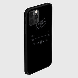 Чехол для iPhone 12 Pro Max Музыка любви, цвет: 3D-черный — фото 2