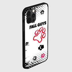 Чехол для iPhone 12 Pro Max Fall Guys kids game pattern, цвет: 3D-черный — фото 2