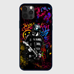 Чехол для iPhone 12 Pro Max Nirvana краски звука, цвет: 3D-черный