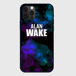 Чехол для iPhone 12 Pro Max Alan wake текстура, цвет: 3D-черный