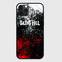 Чехол для iPhone 12 Pro Max Silenthill брызги красок, цвет: 3D-черный