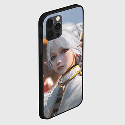 Чехол для iPhone 12 Pro Max Портрет Фрирен, цвет: 3D-черный — фото 2