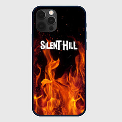 Чехол для iPhone 12 Pro Max Silent hill огонь, цвет: 3D-черный