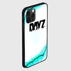 Чехол для iPhone 12 Pro Max Dayz текстура молнии, цвет: 3D-черный — фото 2