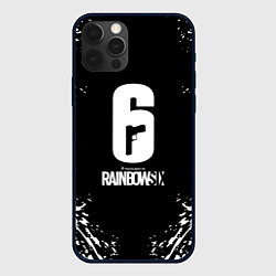 Чехол для iPhone 12 Pro Max Tom Clancys Rainbow Six: Siege краски, цвет: 3D-черный