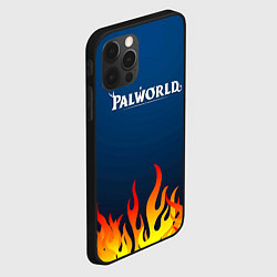 Чехол для iPhone 12 Pro Max Palworld logo fire, цвет: 3D-черный — фото 2