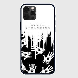 Чехол для iPhone 12 Pro Max Death Stranding знаки, цвет: 3D-черный