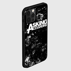 Чехол для iPhone 12 Pro Max Asking Alexandria black ice, цвет: 3D-черный — фото 2