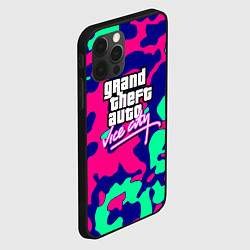 Чехол для iPhone 12 Pro Max GTA vice city камуфляж, цвет: 3D-черный — фото 2