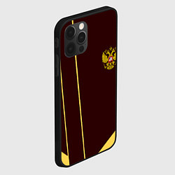 Чехол для iPhone 12 Pro Max Россия спорт стиль ссср, цвет: 3D-черный — фото 2