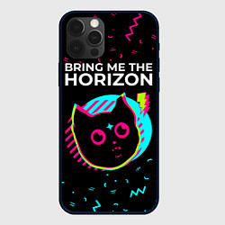 Чехол для iPhone 12 Pro Max Bring Me the Horizon - rock star cat, цвет: 3D-черный