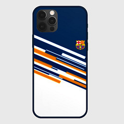 Чехол для iPhone 12 Pro Max Реал мадрид текстура футбол спорт, цвет: 3D-черный